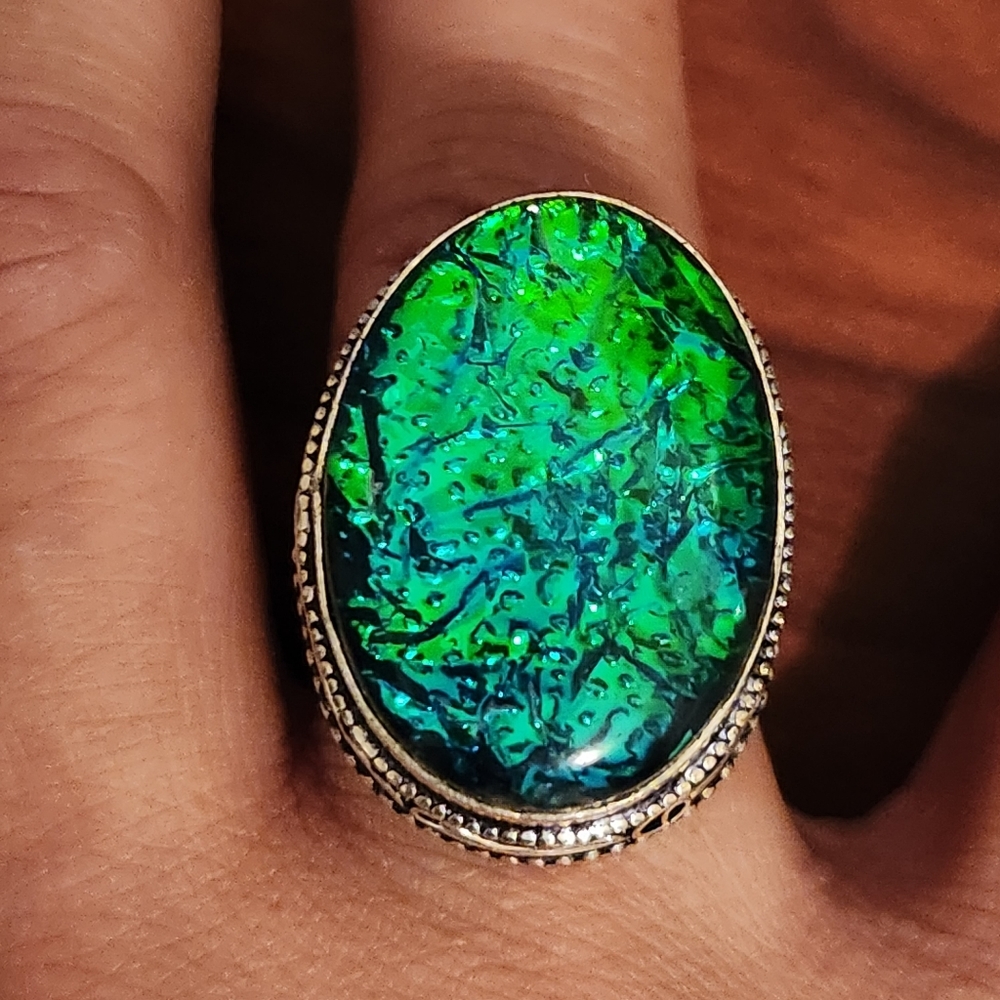 Dichroic Silver Ring - Picture 6 of 10